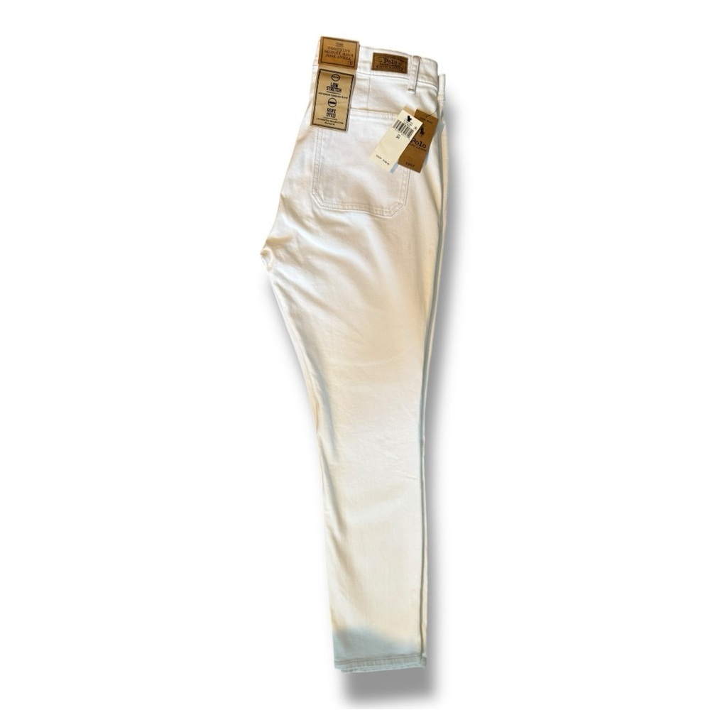 Polo Ralph Lauren Tompkins High Rise Skinny Ankle Jeans White Size 31 NWT - Picture 4 of 8